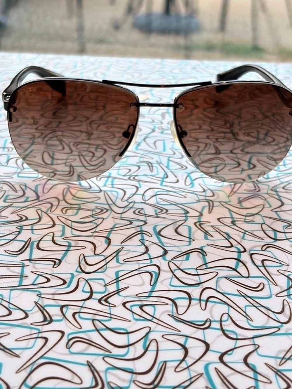 Prada Brown Gradient Sunglasses